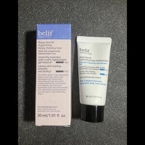 belif Aqua Bomb Hydrating Body Moisturizer 1.01 Fl Oz New In Box Sealed